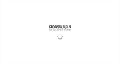 Desktop Screenshot of kodinmaalaus.fi